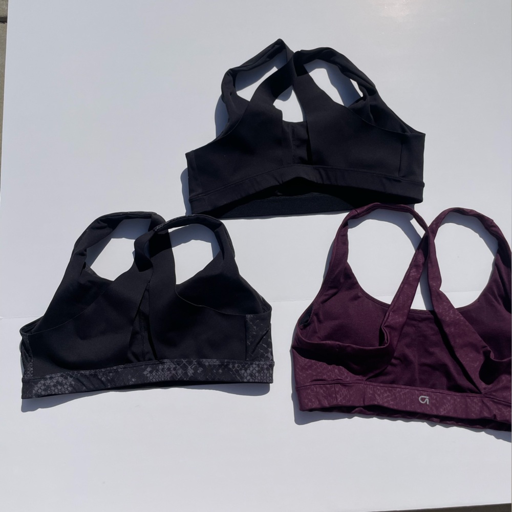 Gap & Old Navy Racerback Sports Bra Bundle – 3 Pack – Size Large – Like New - Picture 2 of 3